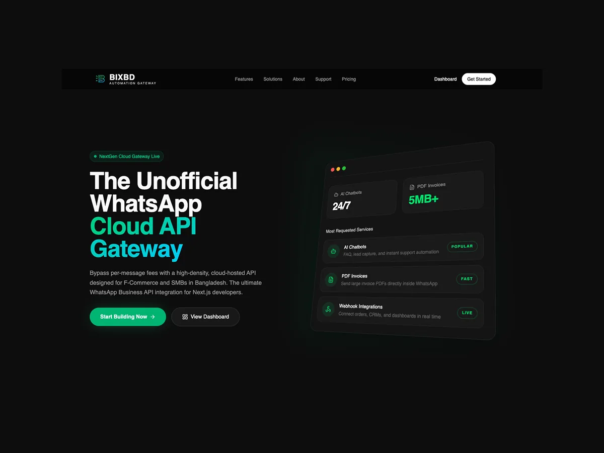 UNOFFICIAL WHATSAPP API GATEWAY